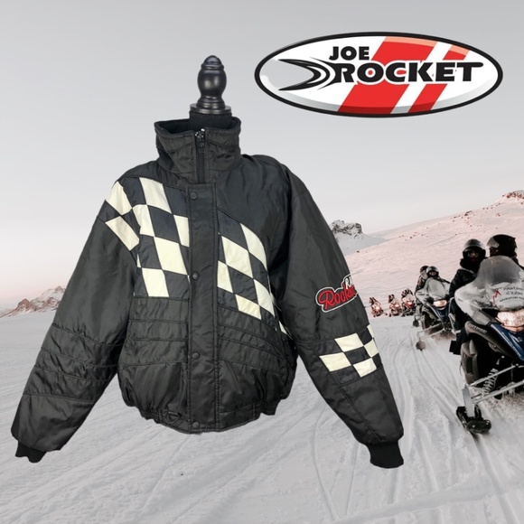 Joe Rocket Jackets & Coats Vtg 9s Joe Rocket Rocket Racer Checkered